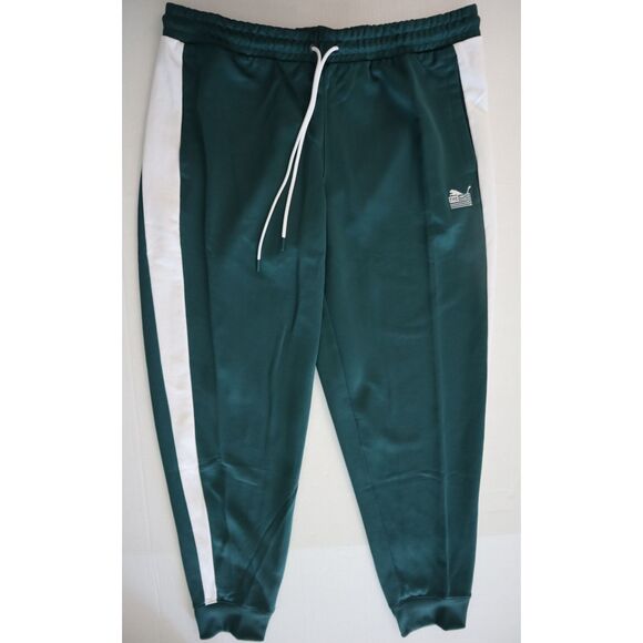 Puma 534809-06 Men's Sz XL June Bug Green TMC X Everyday Hussle T7 Pants - Picture 1 of 12